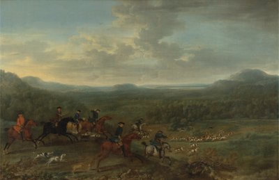 ए फॉक्स हंट, c.1730-40 द्वारा John Wootton