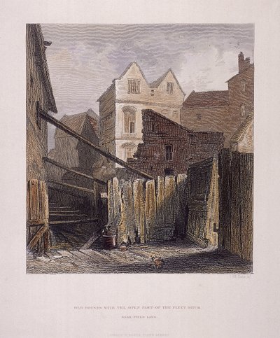 फ्लीट रिवर, लंदन, 1851 द्वारा जॉन व्येकहम आर्चर
