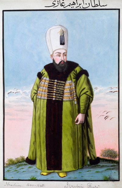 इब्राहिम I, तुर्क सम्राट, 1808 द्वारा जॉन यंग