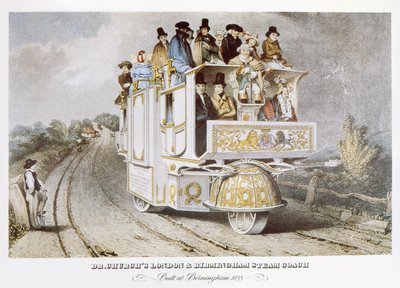 डॉ। चर्च्स लंदन और बर्मिंघम स्टीम कोच, 1833 द्वारा कुक के बाद जॉन