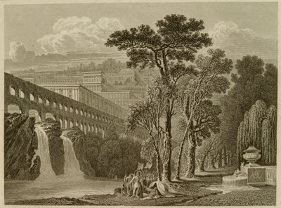 अलेक्जेंडर और डायोजनीज, एडवर्ड फ्रांसिस फाइंडेन द्वारा उत्कीर्ण (1791-1857) द्वारा मार्टिन के बाद जॉन