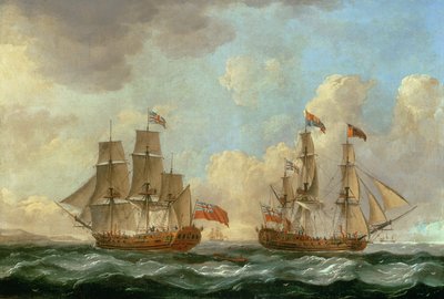 1766 को कोस्ट ऑफ द कोग्रीन इन द कोस्ट, 1766 द्वारा जॉन एल्डर क्लीवेले