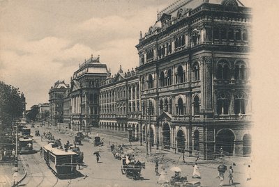 राइटर्स बिल्डिंग का दृश्य, कलकत्ता, c1910। द्वारा जॉनसन और हॉफमैन