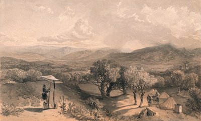 बैदर की घाटी, रियर पेट्रोस्की के विला से, पूर्व की ओर देखते हुए, 1856 द्वारा जोनाथन नीडम