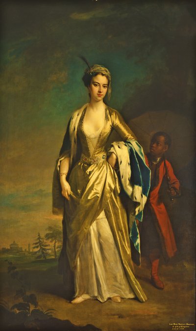 लेडी मैरी वोर्टले मोंटागु, c.1725 द्वारा जोनाथन रिचर्डसन
