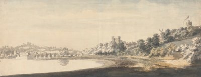 रोचेस्टर में पुल और महल द्वारा जोनाथन स्केल्टन