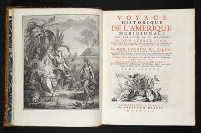 दक्षिणी अमेरिका के यात्रा इतिहास के सामने का भाग 1752 द्वारा जॉर्ज और उल्लो, एंटोनियो डी जुआन वाई संतासिलिया