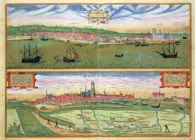 Elsen और पकाना, &39;विश्व&39; से ब्राउन द्वारा (1541-1622) और फ़्रैंस होगेनबर्ग (1535-1590), c.1572 द्वारा जोरिस हॉफनागल