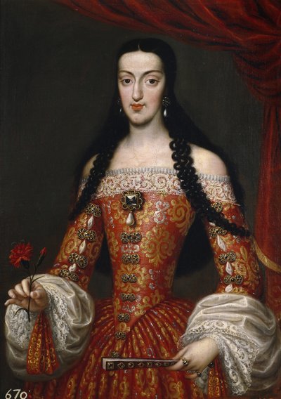 1662-1689 ऑरलियन्स की मैरी लुईस, स्पेन की रानी, 1679 सीए द्वारा जोस गार्सिया हिडाल्गो