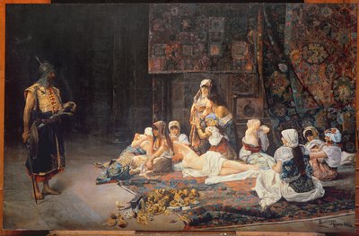 हरेम में, 1884 द्वारा जोस गैलेगोस अर्नोसा