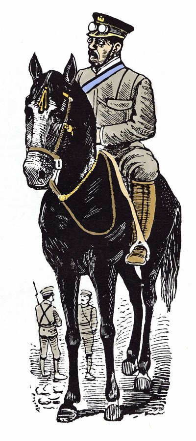 मैक्सिकन क्रांति (1910-1920): विक्टोरियानो ह्यूर्टा का चित्र (1854-1916)। जोस ग्वाडालूप पोसाडा द्वारा ज़ाइलोग्राफी (1852-1913)। द्वारा जोस गुआडालुपे पोसाडा