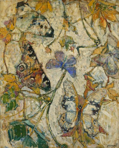 तितलियों; तितलियाँ, 1918 द्वारा जोसेफ अल्बर्ट