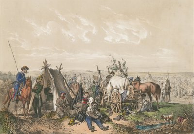 1849 में हंगरी में स्वतंत्रता संग्राम का एक दृश्य, सीए। 1849 द्वारा जोसेफ एंटन स्ट्रैसग्स्च्वांड्टनर