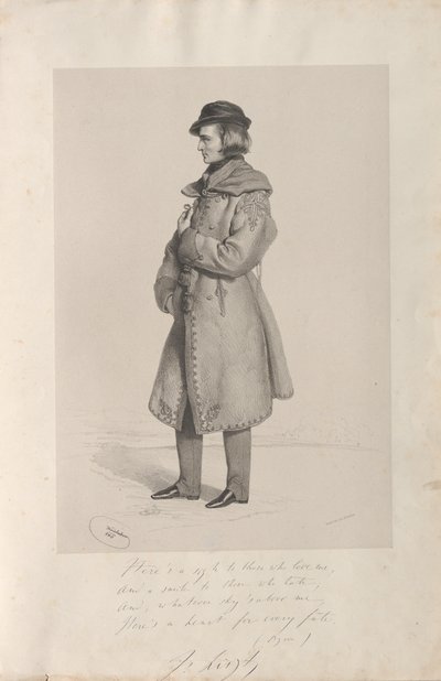 फ्रांज़ लिज़्ज़त का पोर्ट्रेट 1811-1886, 1840। द्वारा जोसेफ क्राहुबेर