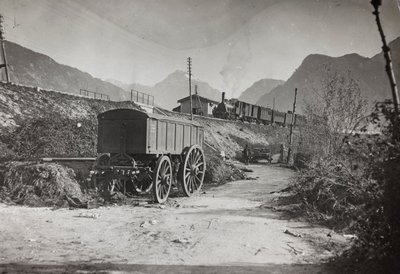 एल्बम "मेरा विश्व युद्ध - दक्षिण-पश्चिम मोर्चे की यादें (कैरिंथिया, इटली, दक्षिण टायरॉल) (मेरा विश्व युद्ध - कारिंथिया, इटली में दक्षिण-पश्चिमी मोर्चे की यादें, ट्रेंटिनो-ऑल्टो अडिगे) 31/03 / 1915-12 / ११ / १९१८ - जोसेफ ज़ोहल्स वियना ": रेलवे टोल द्वारा जोसेफ़ ज़ोहल्स