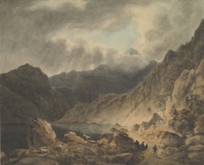 स्टॉर्म ओवर ए लेक, 1800-1811। द्वारा जोसेफ बार्बर।