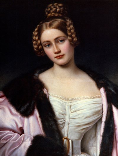कैरोलीन ग्राफिन का पोर्ट्रेट। जोसेफ कार्ल स्टीलर द्वारा पेंटिंग (1781-1858) ई.सी. सभी द्वारा जोसेफ कार्ल स्टीलर