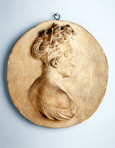 मैडम रिकैमियर की परिपत्र राहत, c.1801-1802 (टेराकोटा) द्वारा जोसेफ चिनार्ड