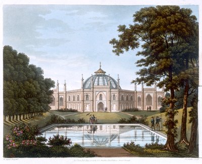 ब्राइटन मंडप, ससेक्स, c1816 द्वारा जोसेफ कॉन्स्टेंटाइन स्टैडलर