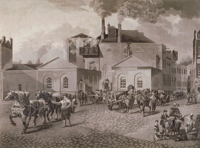 मेक्स की शराब की भठ्ठी, टोटेनहम कोर्ट रोड, लंदन, c1830 द्वारा जोसेफ कॉन्स्टेंटाइन स्टैडलर