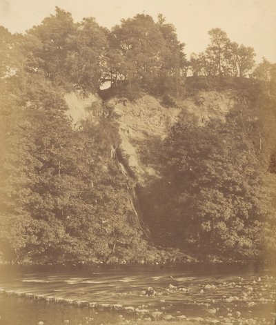 बोल्टन प्रियोरी। द स्टेपिंग स्टोन्स, 1850s। द्वारा जोसेफ कुंडल