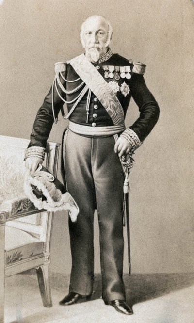 सेंट-जीन डी'एंजेली (1794-1870) के मारेचल काउंट रेगनॉड का पोर्ट्रेट। Prevot की तस्वीर द्वारा जोसेफ Eusebie Prevot