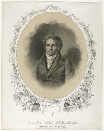 एलोइस सेनेफेल्डर, 1871। द्वारा जोसेफ एफ कन्नप्पो