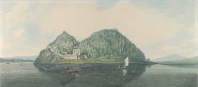 डम्बर्टन रॉक फ्रॉम द साउथ, 1788। द्वारा जोसेफ फरिंगटन
