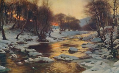 और विंटर्स ब्रीथ केम कोल्ड एंड चिल, 1886। द्वारा Joseph Farquharson