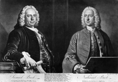 द बक ब्रदर्स, 1774 में रिचर्ड ह्यूस्टन द्वारा उकेरा गया था द्वारा जोसेफ हाईमोर