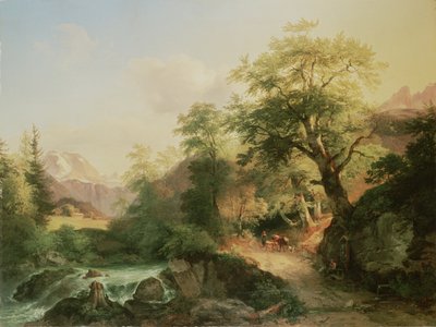 वियना के निकट वन, 1852 द्वारा Joseph Hoger