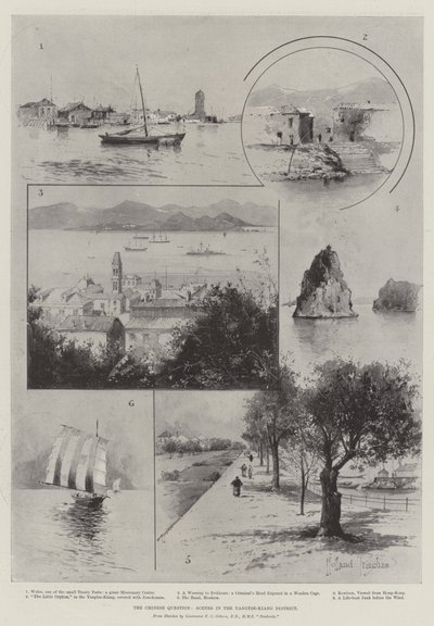 यांग्त्से-किआंग जिले में चीनी प्रश्न, दृश्य द्वारा Joseph Holland Tringham