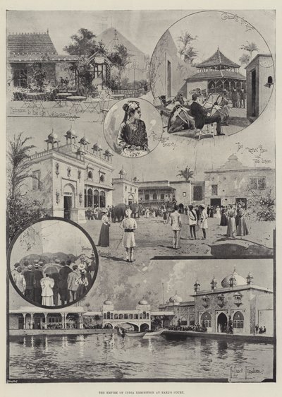 अर्ल की कोर्ट में एम्पायर ऑफ इंडिया प्रदर्शनी द्वारा Joseph Holland Tringham