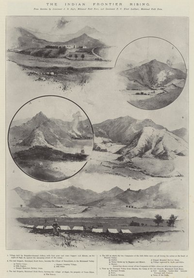 द इंडियन फ्रंटियर राइजिंग द्वारा जोसेफ हॉलैंड ट्रिंगहैम