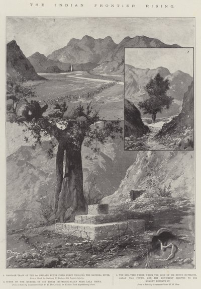 द इंडियन फ्रंटियर राइजिंग द्वारा जोसेफ हॉलैंड ट्रिंगहैम