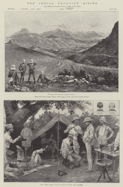द इंडियन फ्रंटियर राइजिंग द्वारा जोसेफ हॉलैंड ट्रिंगहैम