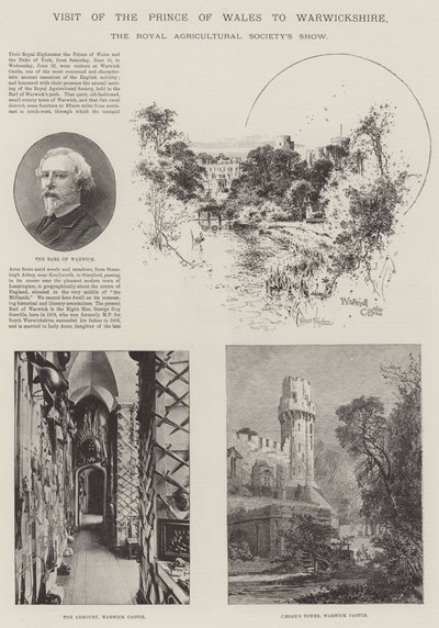वेल्स के राजकुमार का वार्विकशायर का दौरा द्वारा Joseph Holland Tringham