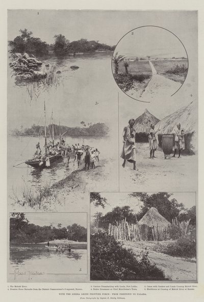 सिएरा लियोन फ्रंटियर फोर्स के साथ, फ्रीटाउन से फलाबा तक द्वारा Joseph Holland Tringham