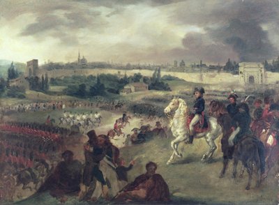 1796 में मिलान में नेपोलियन बोनापार्ट (1769-1821) का प्रवेश द्वारा जोसेफ लुइस हिप्पोलीटे बेलांगे