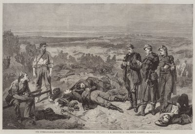 फ्रेंच गैलरी में द इंटरनेशनल फ्रेंड्स, द टू फ्रेंड्स, सेबेस्टोपोल, 1855 द्वारा जोसेफ लुइस हिप्पोलीटे बेलांगे