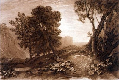 F.53.I सॉलिट्यूड, 'लिबर स्टूडियोरम' से, विलियम साय द्वारा उकेरा गया द्वारा जोसेफ मैलोर्ड विलियम (बाद में) टर्नर