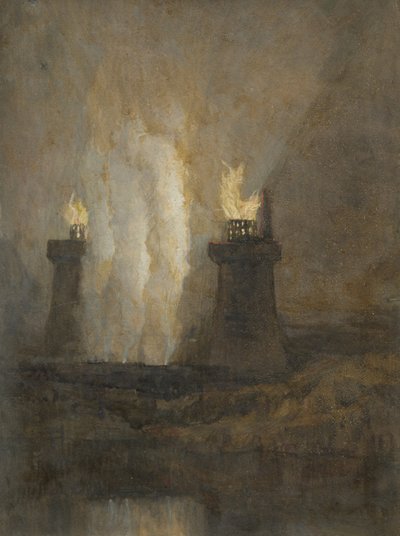 कैरन आयरन वर्क्स, c.1800 द्वारा जोसेफ मैलॉर्ड विलियम टर्नर