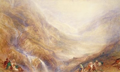 माउंट सेंट गोथार्ड का वंश द्वारा Joseph Mallord William Turner