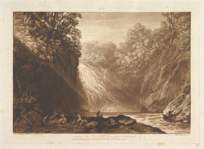 क्लाइड लिबर स्टडियोरम की ड्राइंग, भाग IV, प्लेट 18, 29 मार्च, 1809। द्वारा जोसेफ मैलॉर्ड विलियम टर्नर
