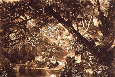 F.66.I एसेकस और हेस्पेरी, 'लिबर स्टूडियोरम' से, कलाकार द्वारा उकेरा गया द्वारा जोसेफ मैलॉर्ड विलियम टर्नर