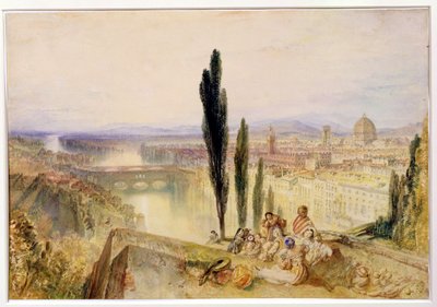 फ्लोरेंस, c.1827 (wc कागज पर) द्वारा जोसेफ मैलॉर्ड विलियम टर्नर