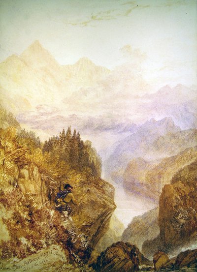 ग्लेन आर्टनी, c.1820 (कागज पर पानी के रंग का) द्वारा जोसेफ मैलॉर्ड विलियम टर्नर
