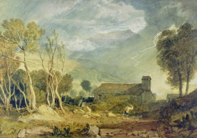 पैटरडेल ओल्ड चर्च, c.1810-15 (कागज पर ग्रेफाइट से अधिक पानी) द्वारा जोसेफ मैलॉर्ड विलियम टर्नर