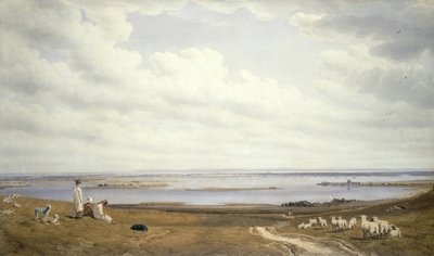 पोर्ट्समाउथ हिल से पोर्ट्समाउथ हार्बर द्वारा Joseph Mallord William Turner