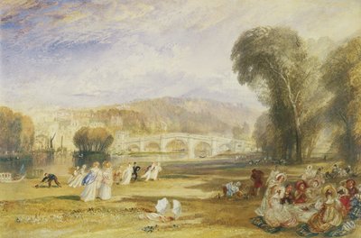 रिचमंड हिल एंड ब्रिज, सरे, c.1831 (कागज पर पानी के रंग का) द्वारा जोसेफ मैलॉर्ड विलियम टर्नर